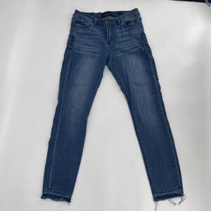 Lucky Brand Brooke Denim Legging Release Raw Hem Jeans Size 6 (28) Women’s